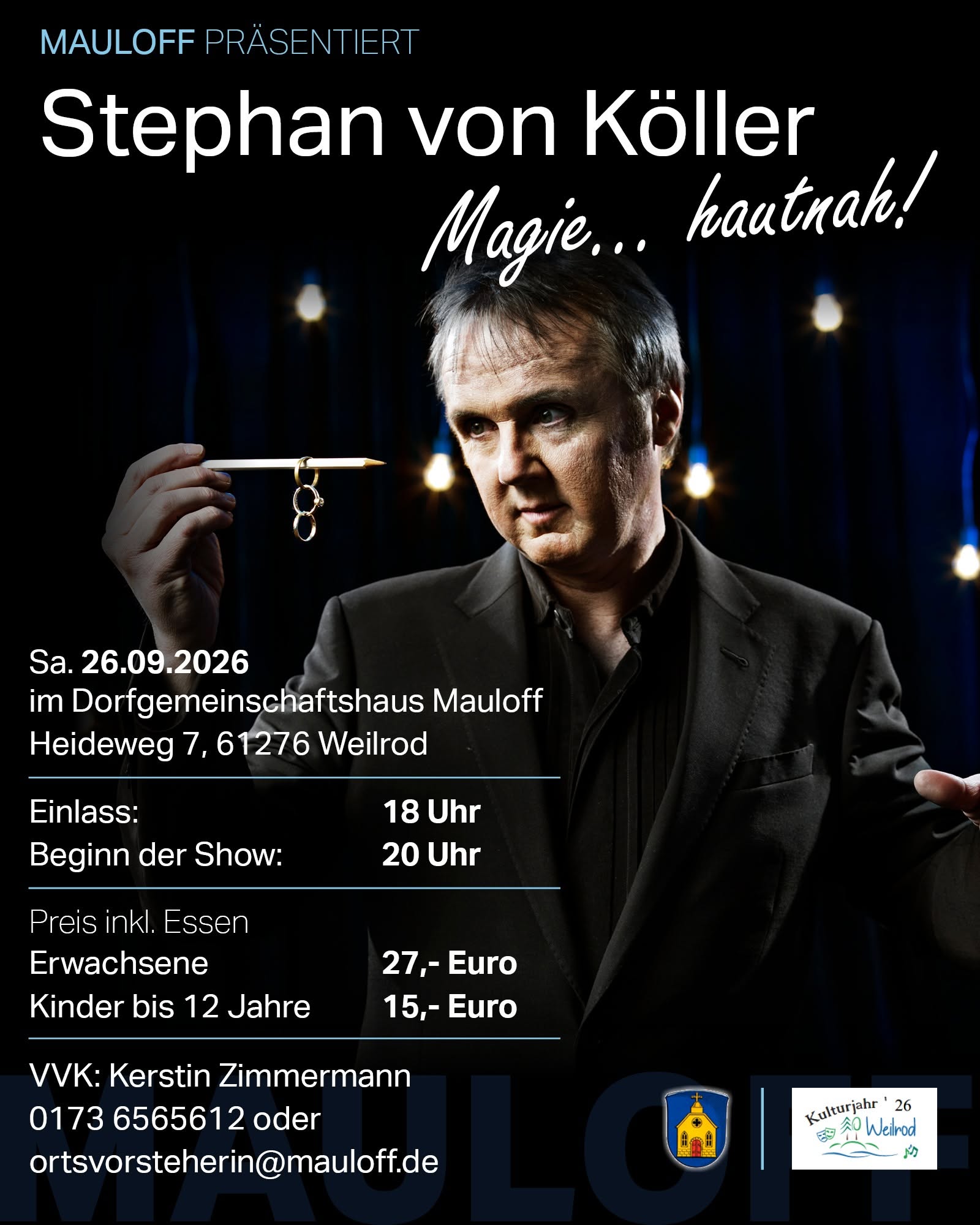 Kulturveranstaltung 2026 mit Stephan von Köller